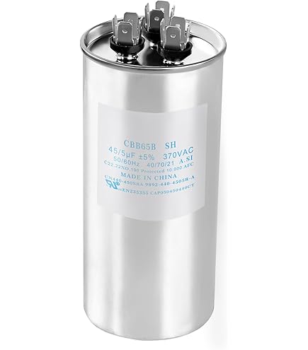 Goodman CAP050450440RTP 45 + 5 uf/Mfd 370/440 VAC Replacement